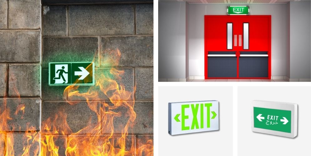 Fire exit light Supplier in Qatar